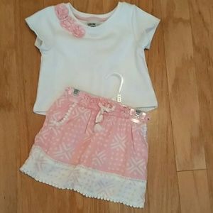 OshKosh skirt and top set